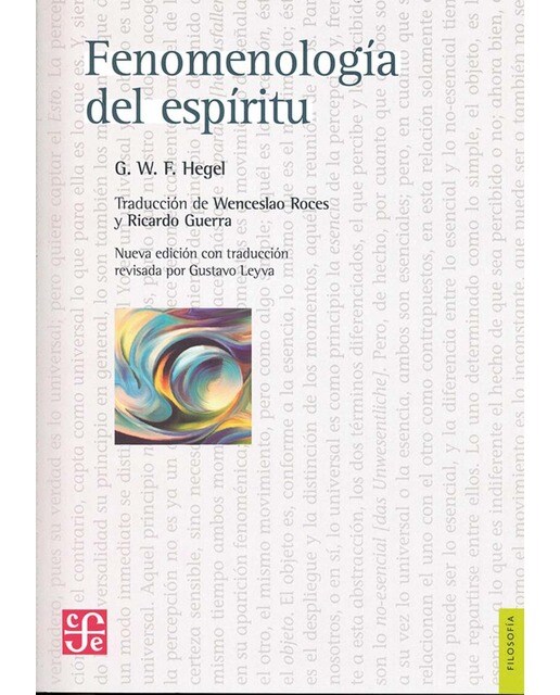 Fenomenologia del espiritu 1