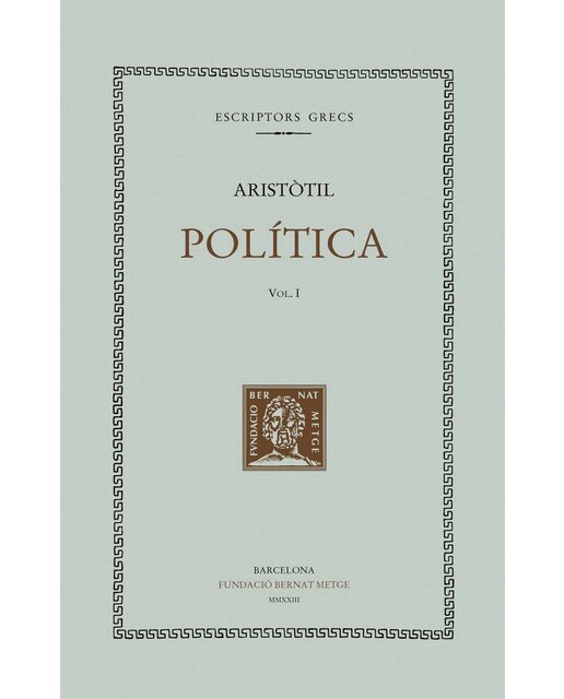 Imagen 0 de Política (vol. I): Llibres I-III