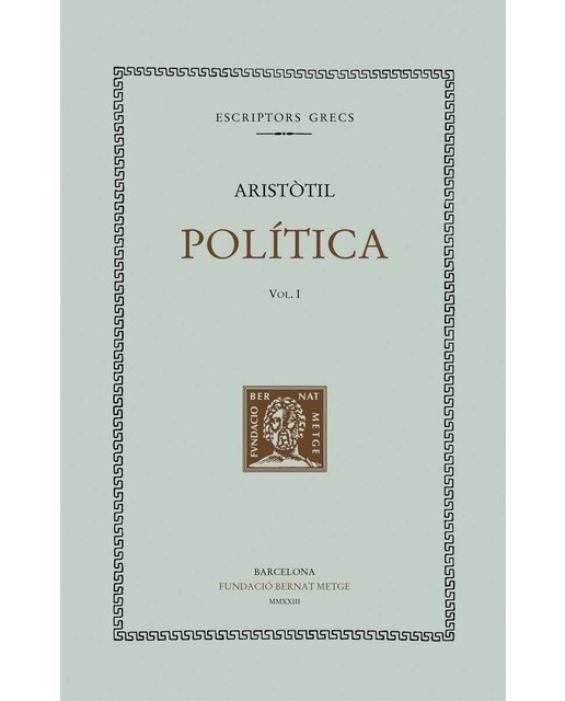 Imagen 0 de Política (vol. I): Llibres I-III