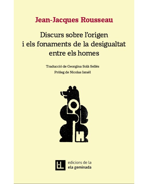 Discurs sobre l&origen i els fonaments de la desigualtat entre els homes (Capa mole) 1