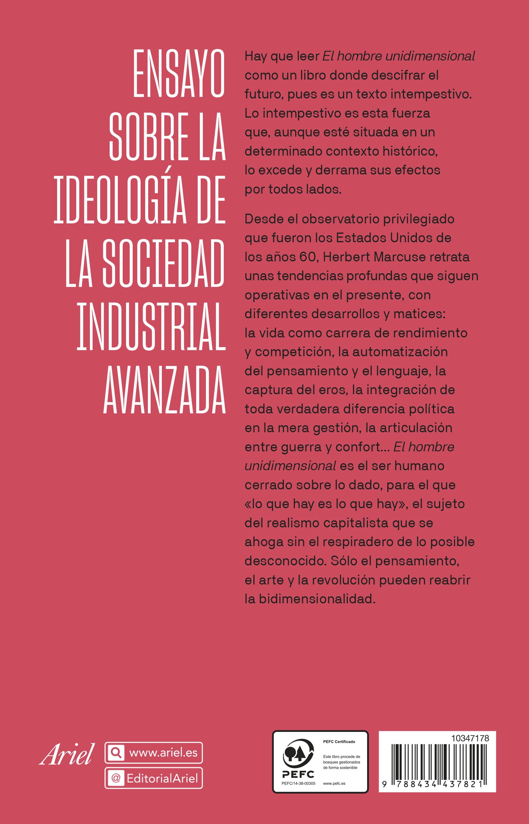 El hombre unidimensional: Ensayo sobre la ideología de la sociedad industrial avanzada (Capa mole com abas) 2