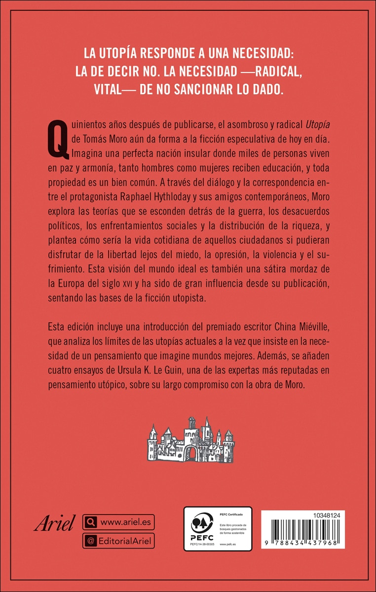 Utopía: Con textos de Ursula K. Le Guin. Introducción de China Miéville (Capa mole com abas) 2