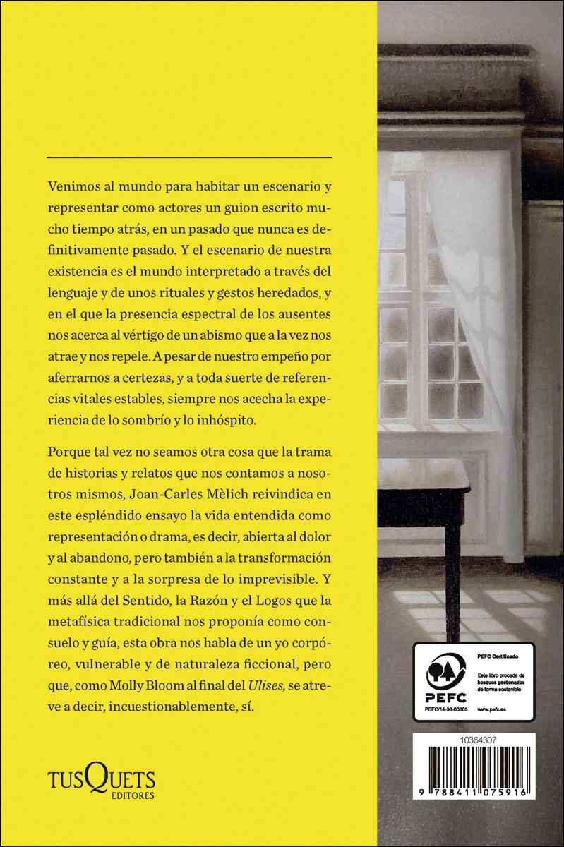 El escenario de la existencia (Capa mole com abas) 2