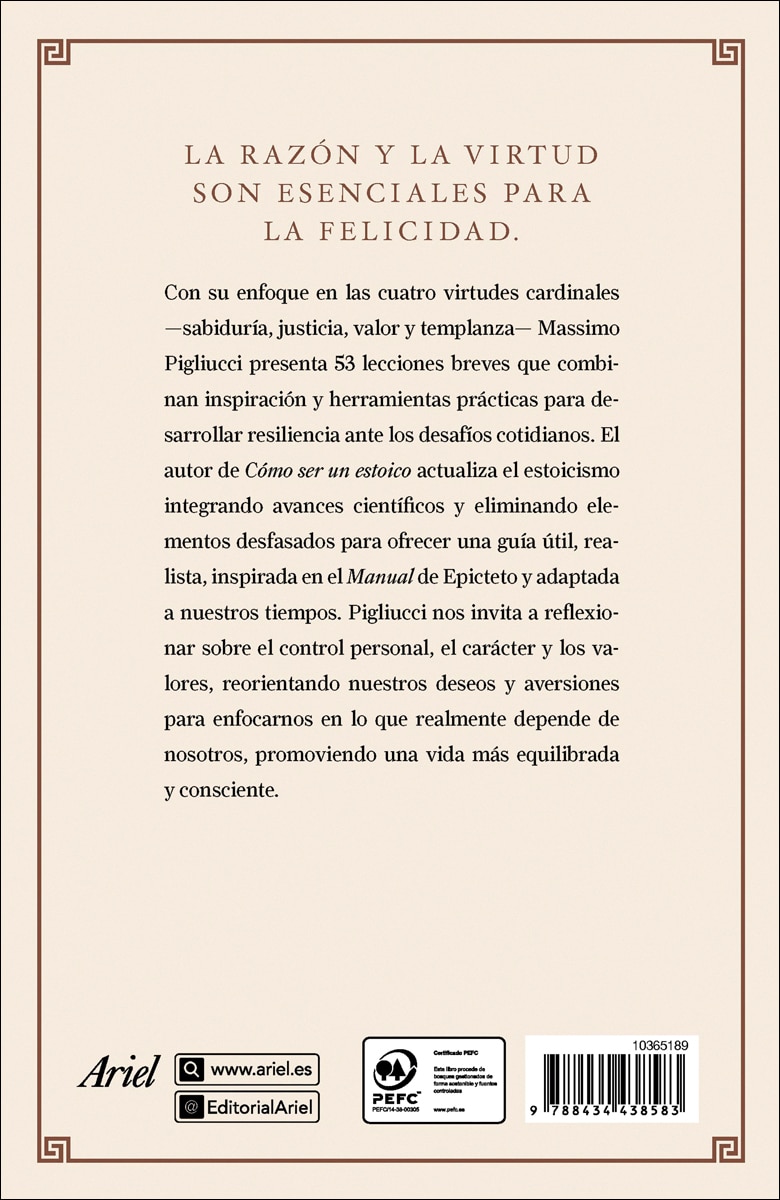 Guía práctica del estoicismo: 53 breves lecciones para vivir serenos (Capa mole com abas) 2