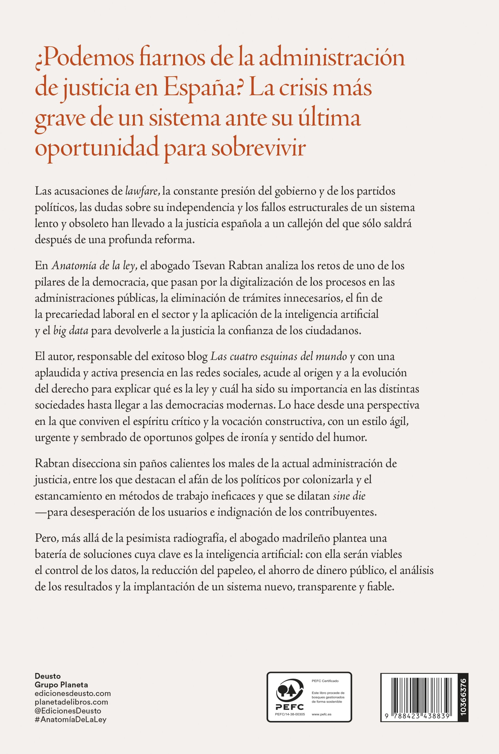 Anatomía de la ley: De la tribu a la IA: pasado, presente y futuro de la ley y de su aplicación (Capa mole com abas) 2
