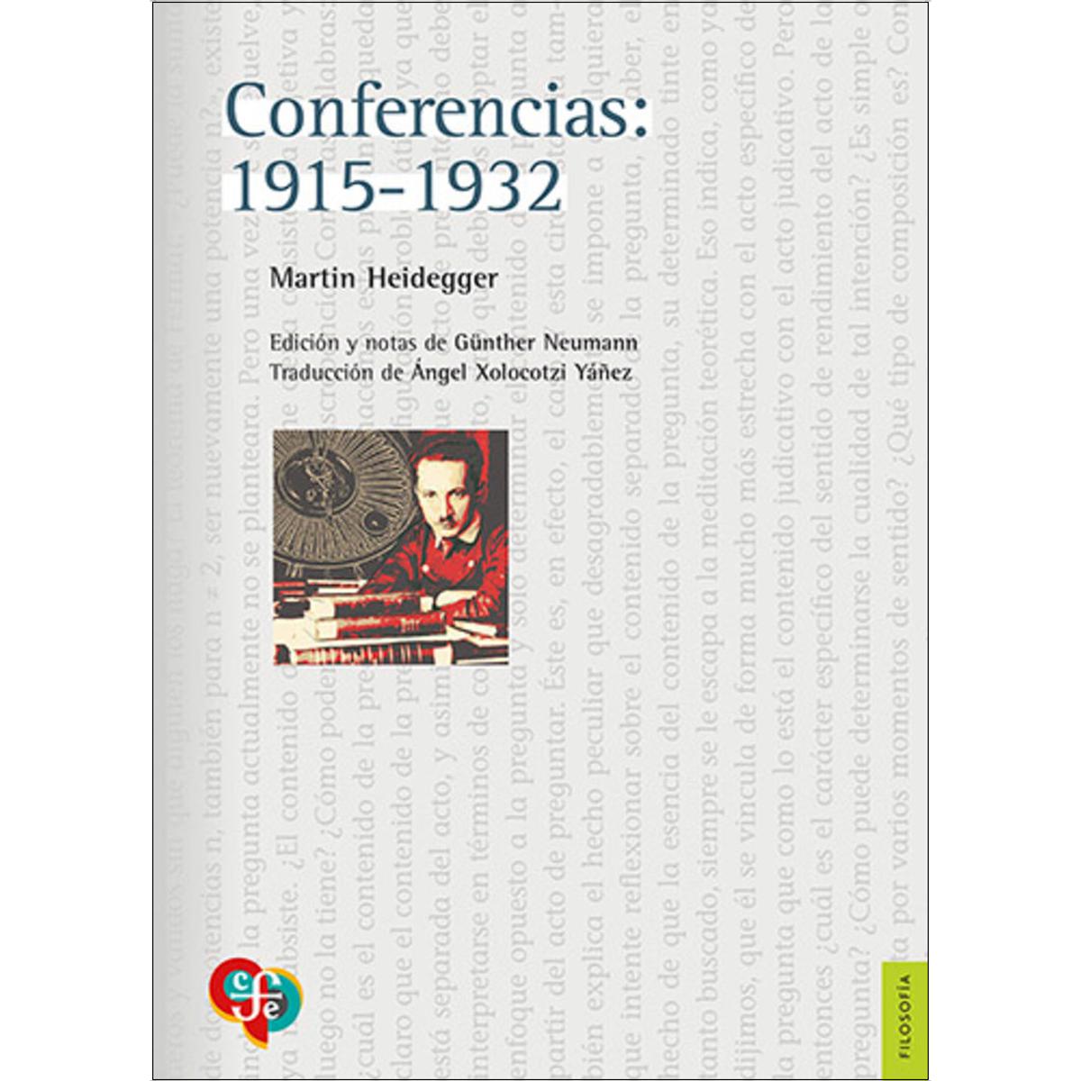 Conferencias: 1915-1932 1