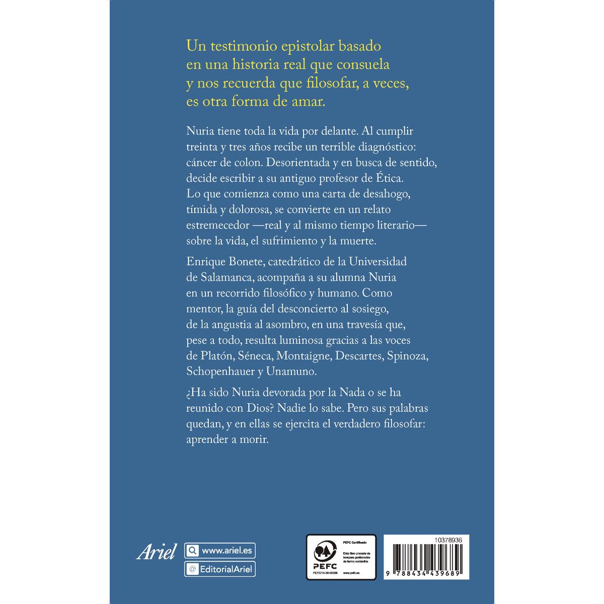 Querido profe, me invaden las tinieblas: Diálogos sobre cómo vivir y morir (Capa mole com abas) 2