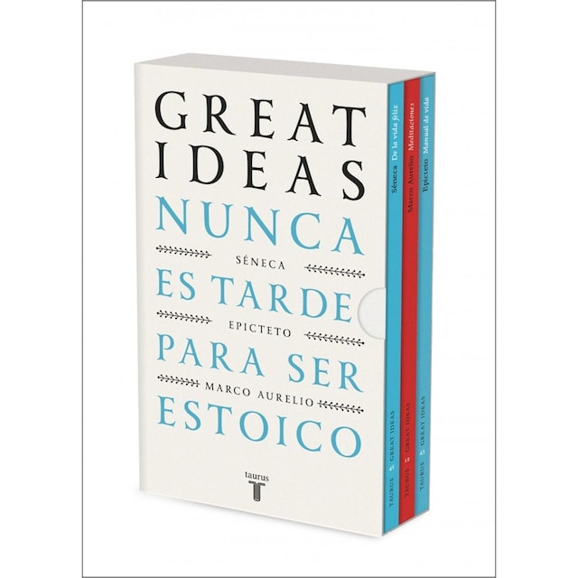 Imagem 0 de Nunca es tarde para ser estoico (Serie Great Ideas): edición estuche con: De la vida feliz de Séneca | Meditaciones de Marco Aurelio | M (Capa mole)