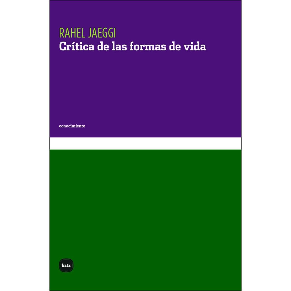 Imagem 0 de Crítica de las formas de vida (Capa mole com abas)