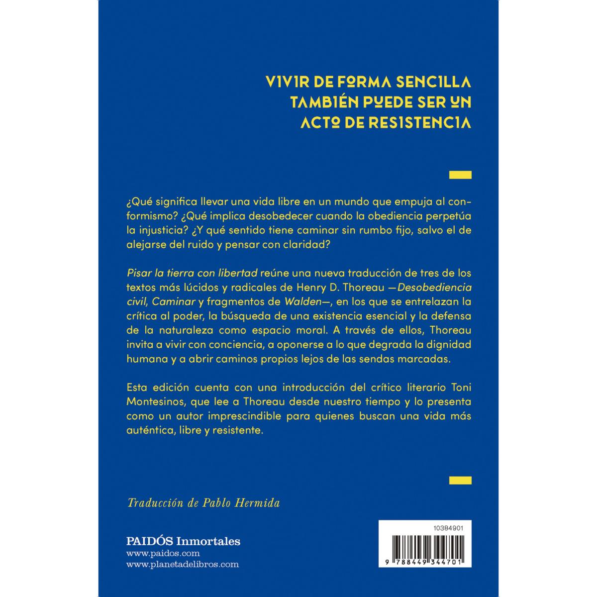 Pisar la tierra con libertad: Textos seleccionados (Capa mole com abas) 2
