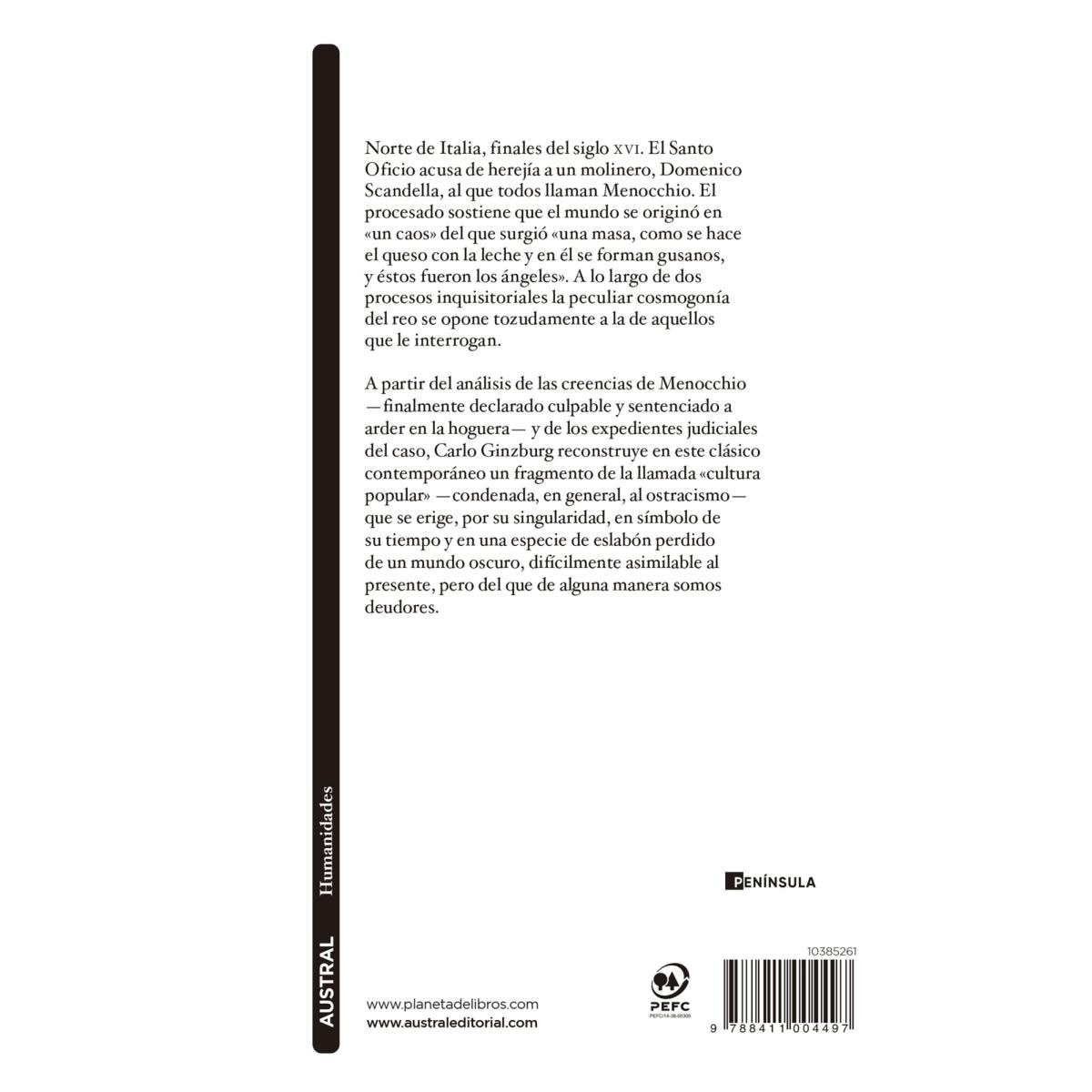 El queso y los gusanos: El cosmos según un molinero del siglo XVI (Bolso) (Capa mole) 2