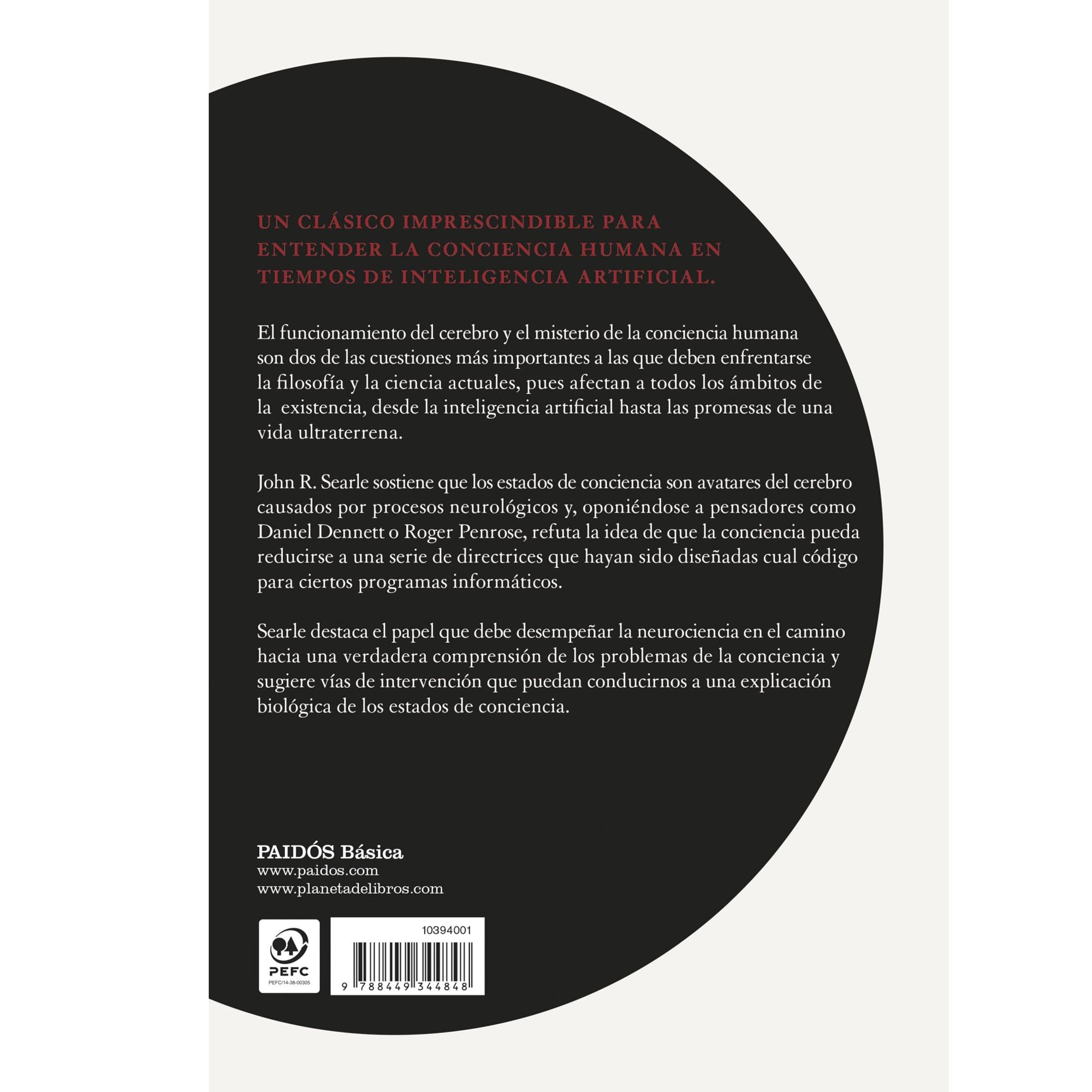 El misterio de la conciencia (Capa mole com abas) 2