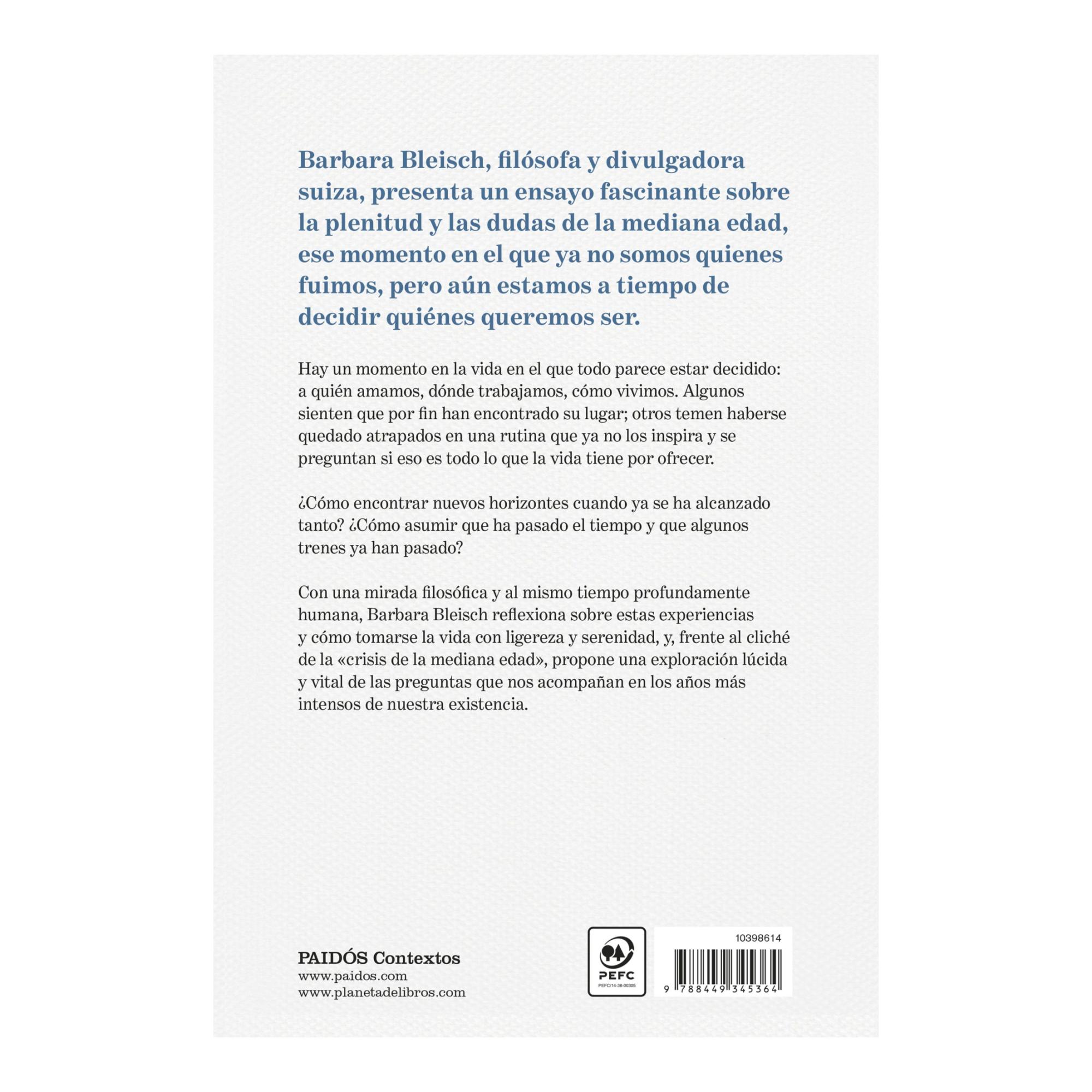 En medio de la vida: Una filosofía de la edad de la plenitud (Capa mole com abas) 2