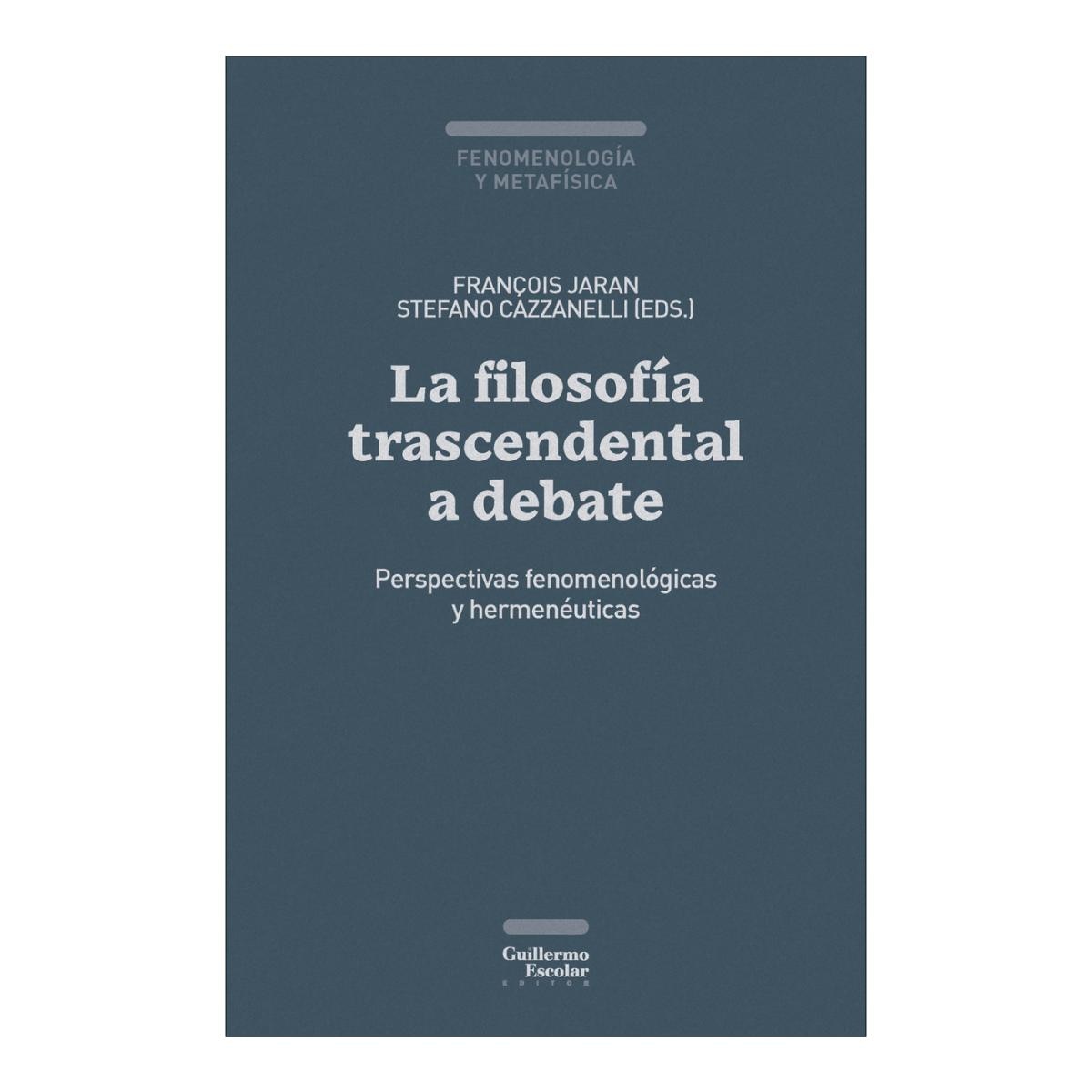 Imagem 0 de La filosofia trascendental a debate