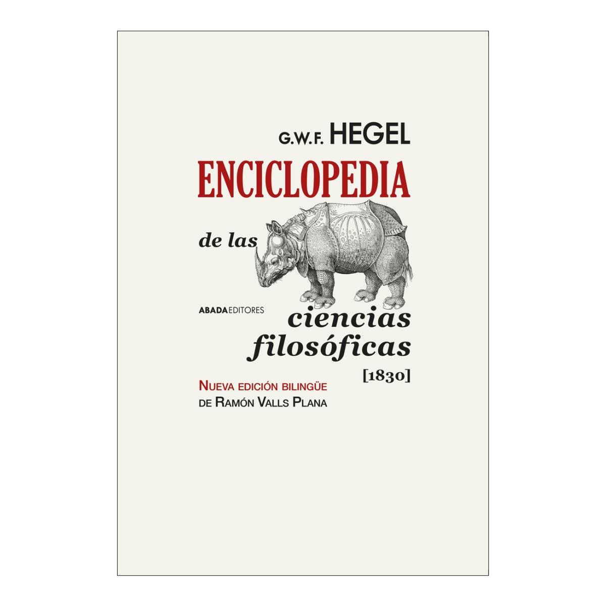 Imagen 0 de ENCICLOPEDIA DE LAS CIENCIAS FILOSÓFICAS (Tapa blanda con solapas)