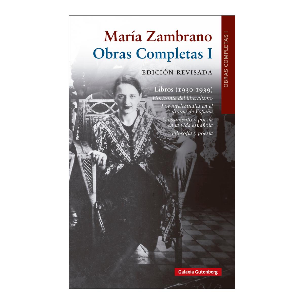 Imagem 0 de OBRAS COMPLETAS MARÍA ZAMBRANO VOL. I (Capa Dura)
