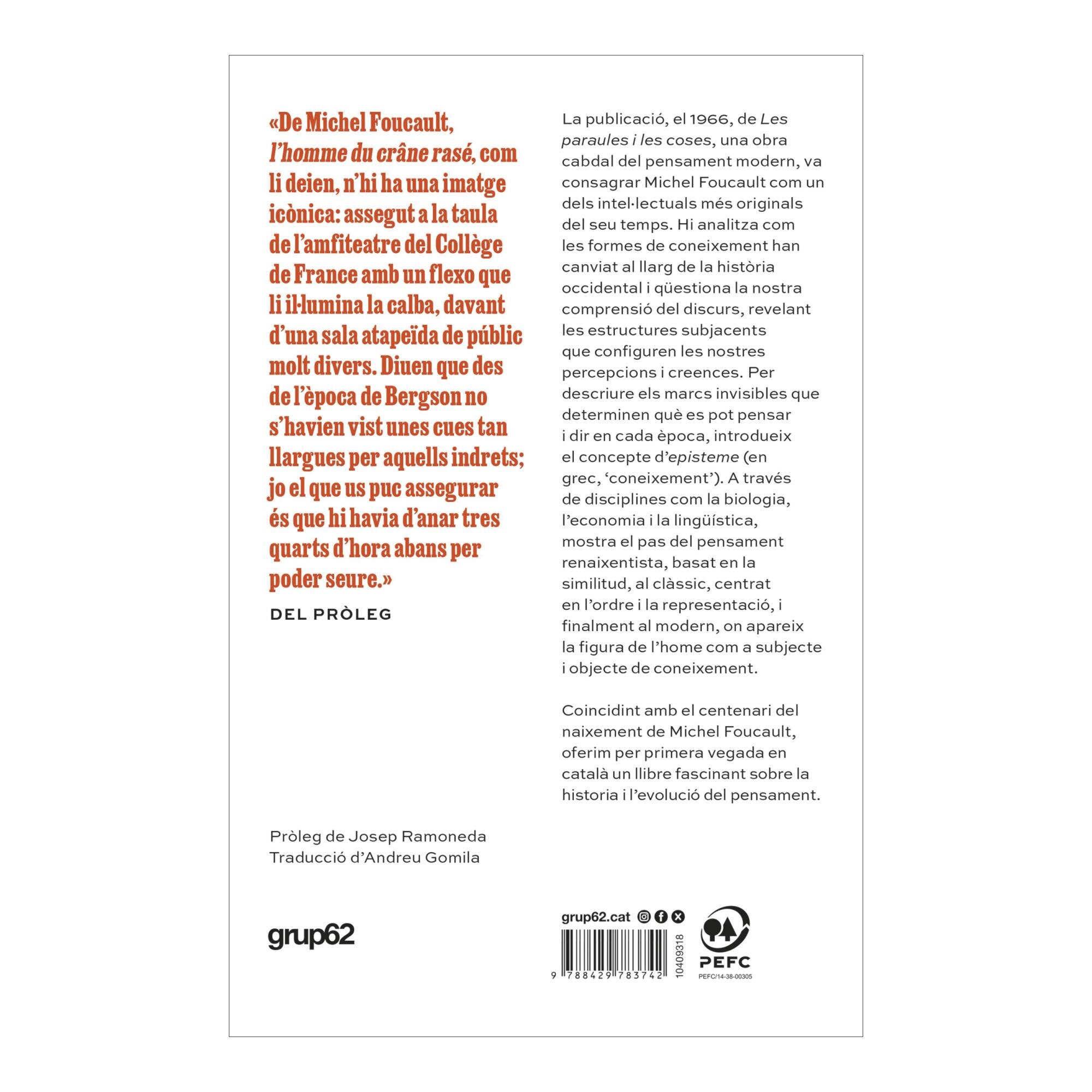 LES PARAULES I LES COSES (Capa Mole com Abas) 2