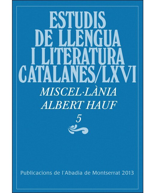 Miscel·lània Albert Hauf, 5 (Capa mole) 1