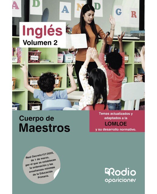 Imagen 0 de Cuerpo de Maestros. Inglés. Volumen 2. LOMLOE  (Tapa blanda)