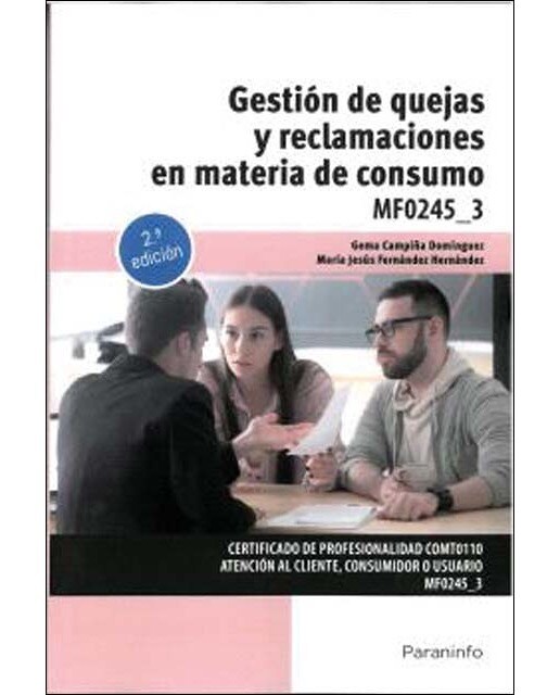 Gestión de quejas y reclamaciones en materia de consumo (Capa mole) 1
