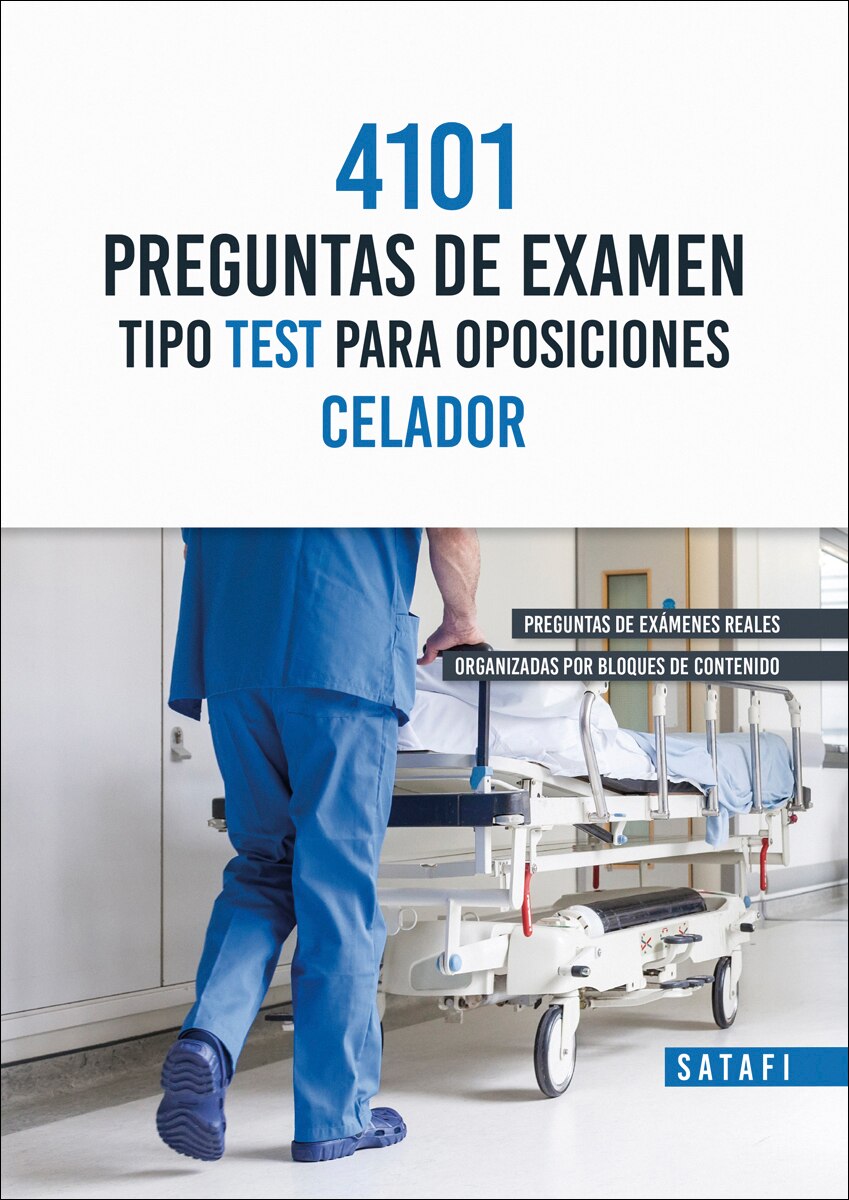 Imagen 0 de 4101 preguntas de examen tipo test para oposiciones - celador (Tapa blanda)
