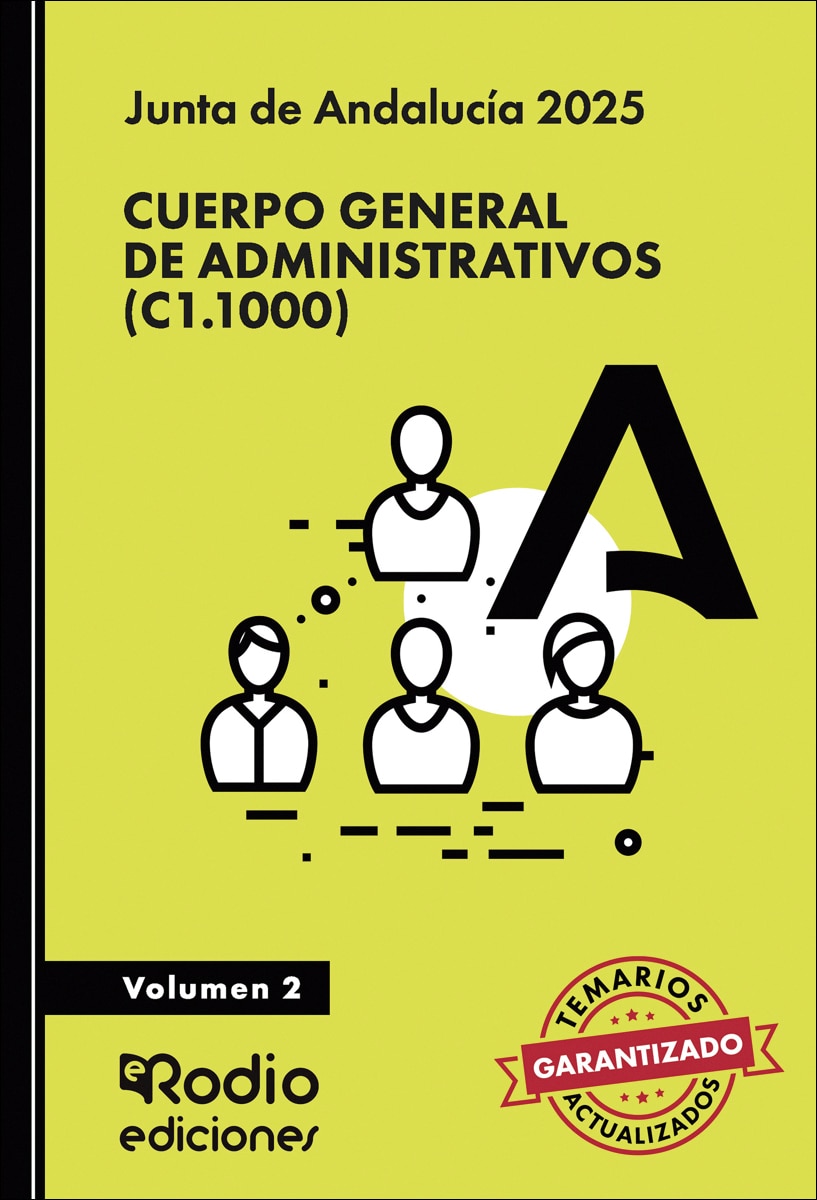 Cuerpo General de Administrativos (C1.1000). Junta de Andalucía 2025. Volumen 2 (Capa mole) 1