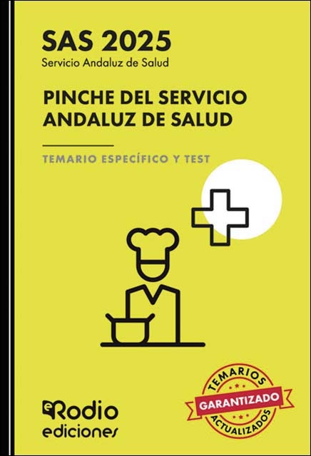 Pinche del Servicio Andaluz de Salud. Temario Específico y Test. SAS 2025 (Capa mole) 1
