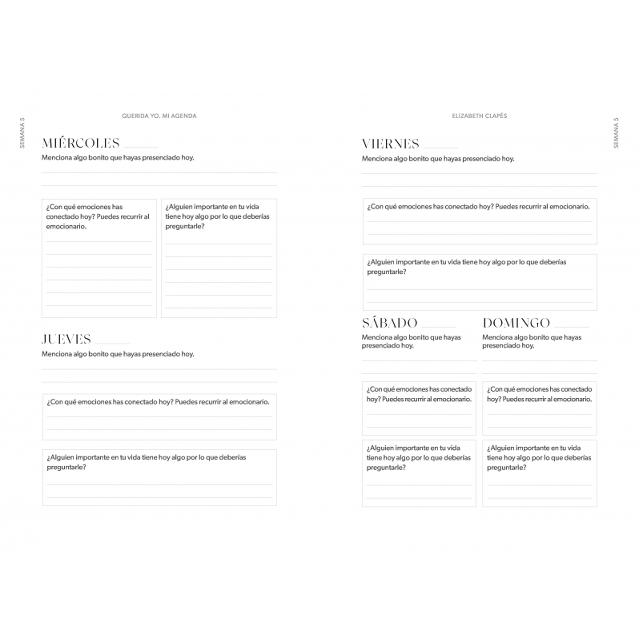 Querida yo. Mi agenda: tu nuevo diario emocional (Capa dura) 2