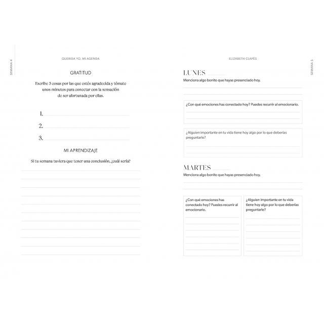 Querida yo. Mi agenda: tu nuevo diario emocional (Capa dura) 4