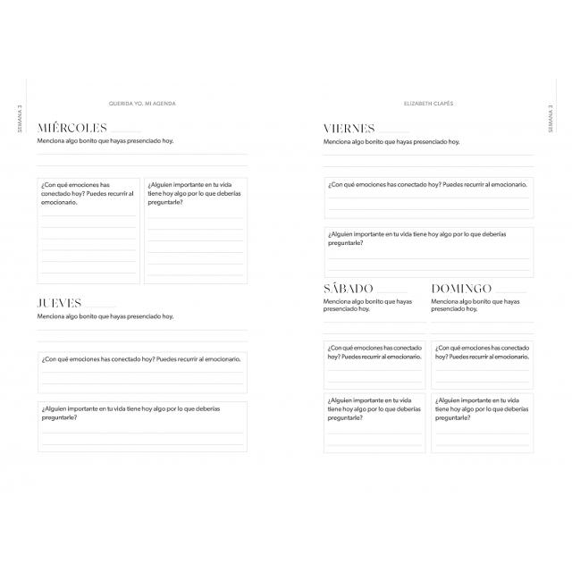 Querida yo. Mi agenda: tu nuevo diario emocional (Capa dura) 5