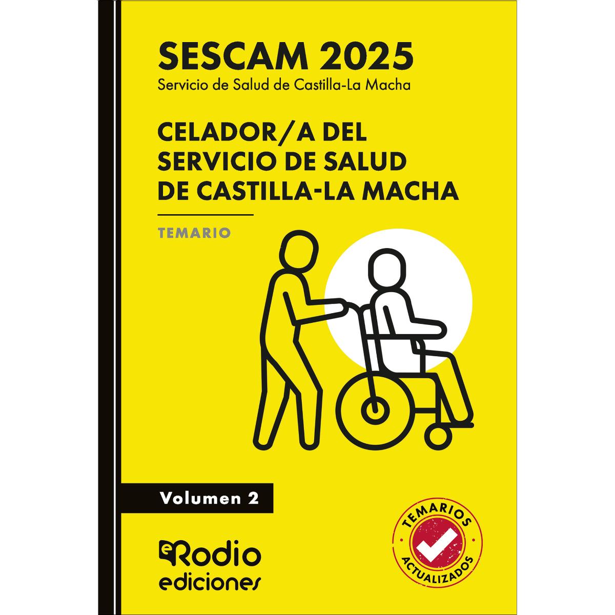 Celador a del Servicio de Salud de Castilla La Macha (SESCAM 2025). Temario. Volumen 2 (Capa mole) 1