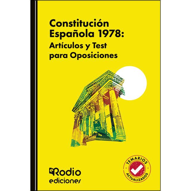 Constitución española 1978: artículos ytest para 1