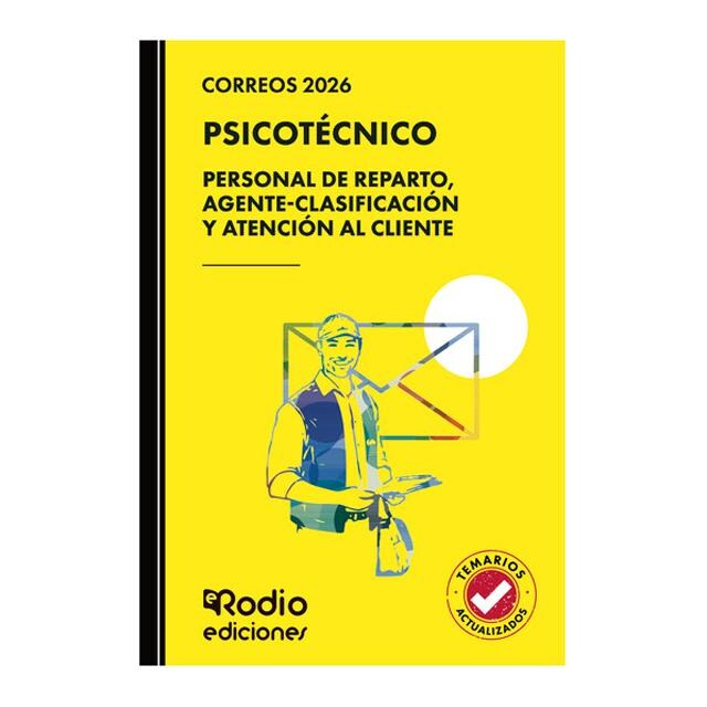 Imagem 0 de Correos 2026. PSICOTÉCNICO. Personal de Reparto, Agente Clasificación y Atención al Cliente (Capa mole)