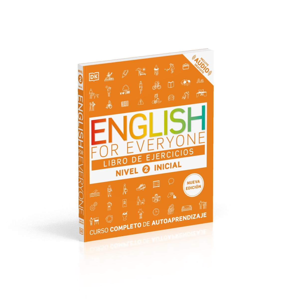 English for Everyone - Libro de ejercicios nivel 2 Inicial: Curso completo de autoaprendizaje  (Tapa blanda) 2
