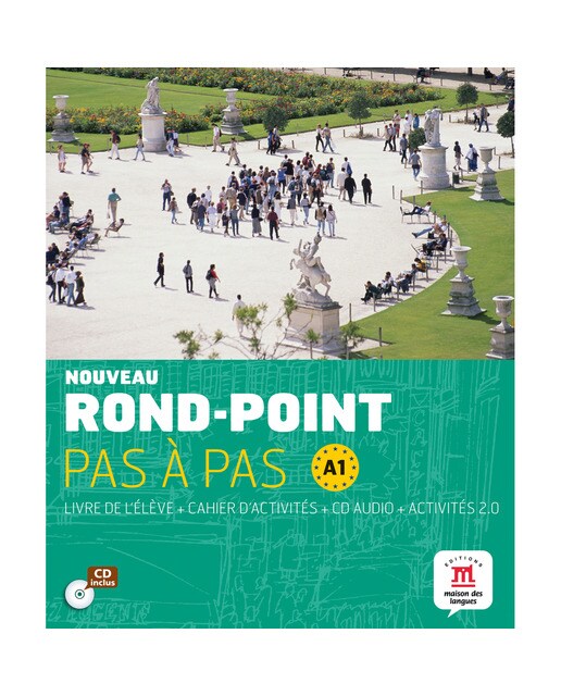 Noveau Rond Point Pas à Pas A1  Livre de l´éleve+ Cahier d'exercises + CD: Noveau Rond Point Pas à Pas A1  Livre de l´éleve+ Cahier d'exe (Capa mole) 1