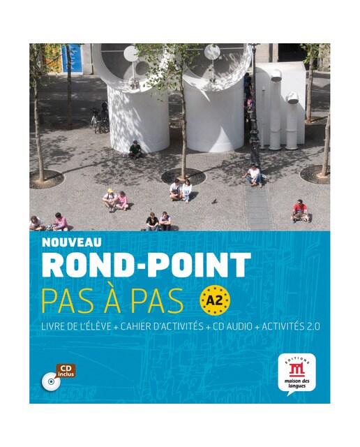 Noveau Rond Point Pas à Pas A2  Livre de l´éleve+ Cahier d'exercises + CD: Noveau Rond Point Pas à Pas A2  Livre de l´éleve+ Cahier d'exe (Capa mole) 1