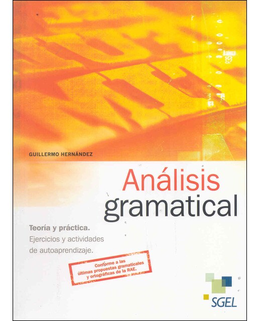 Imagen 0 de Análisis gramatical (Tapa blanda)