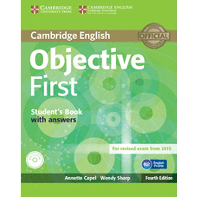 Objective First Student's Book without Answers with CD-ROM with Testbank 4th Edition