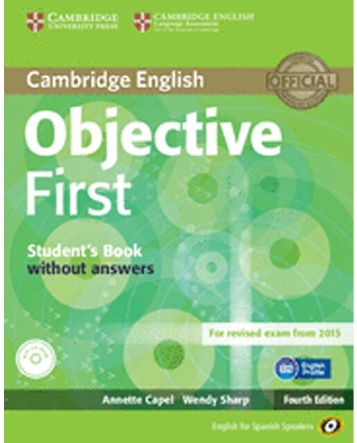 Imagem 0 de Objective First for Spanish Speakers Student's Book with Answers with CD-ROM with 100 Writing Tips (Capa mole)