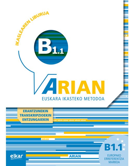 Imagem 0 de Arian B1.1 Ikaslearen liburua ( +CD audio ): (Erantzunak eta transkripzioak) (Capa mole)