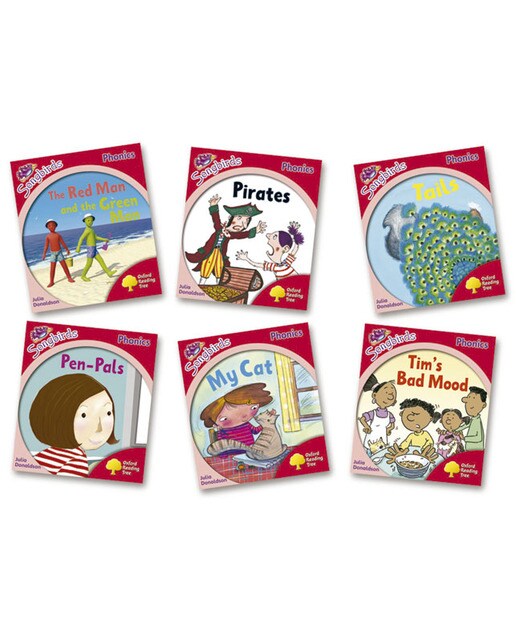 Oxford Reading Tree Songbirds Phonics Level 4, More Stories: Mixed Pack of 6 (Capa mole) 1