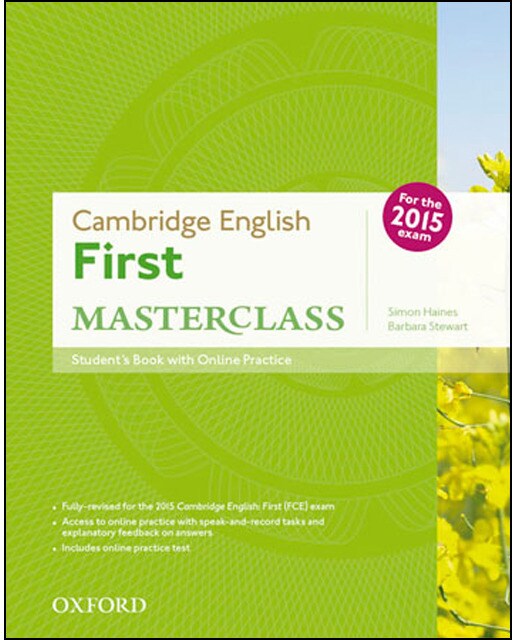 Cambridge english first certificate masterclass. Student's book online practice test exam pack 2015 edition 1