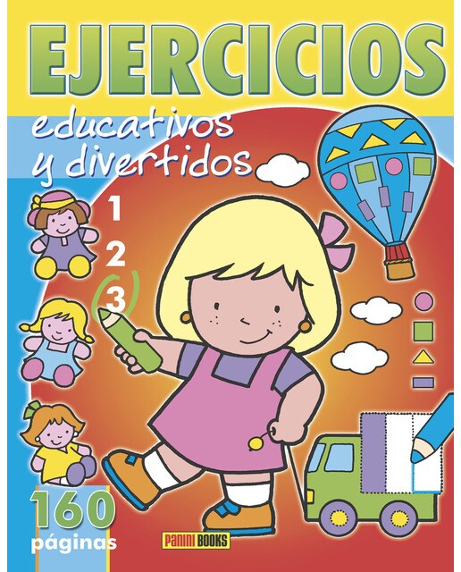 Ejercicios educativos y divertidos rojo