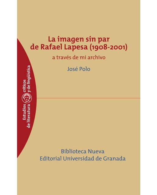 Imagen 0 de La imagen sin par de rafael lapesa (1908-2001) (Tapa blanda)