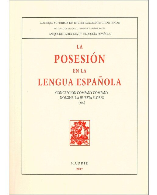 Imagen 0 de La posesión en la lengua española (Tapa blanda con solapas)