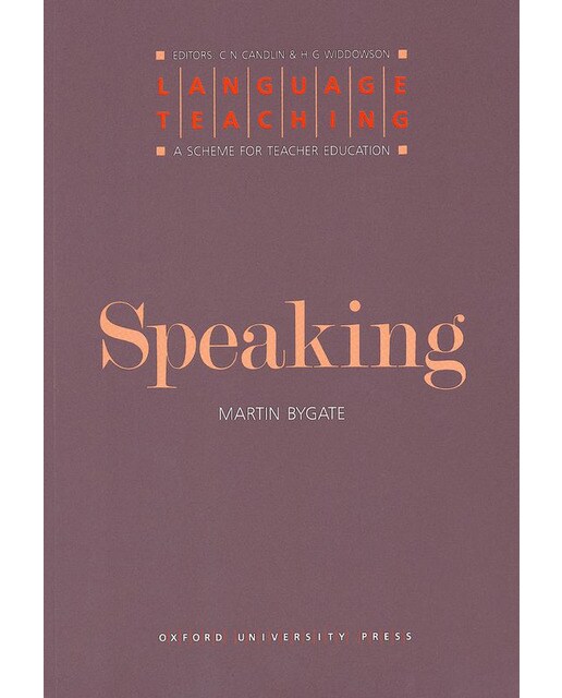 Language Teaching. A Scheme for Teacher's Education. Speaking (Capa mole) 1