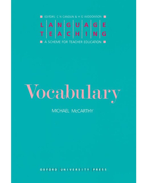 Language Teaching. A Scheme for Teacher's Education. Vocabulary (Capa mole) 1