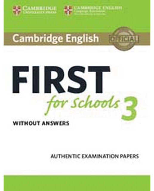Cambridge English First for Schools 3 Student's Book without Answers (Capa mole) 1