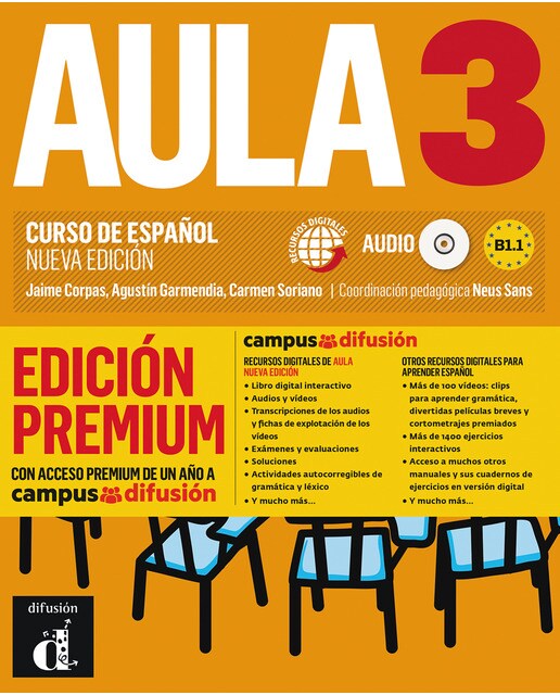 Aula Nueva Edición 3 Premium libro del alumno + CD: Aula Nueva Edición 3 Premium libro del alumno + CD (Capa mole) 1