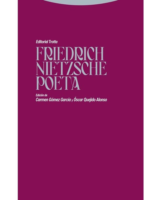 Imagen 1 de Friedrich Nietzsche poeta  (Tapa blanda con solapas)